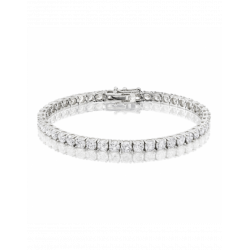 9.15ct Lab Grown Diamond Tennis Bracelet  in 14ct White Gold